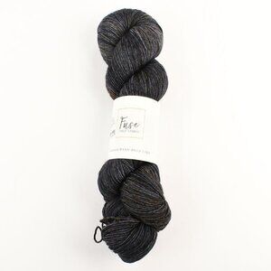 Fuse Fiber Studio Fuse Sock Yarn Superwash Merino Nylon Blend Black Pearls